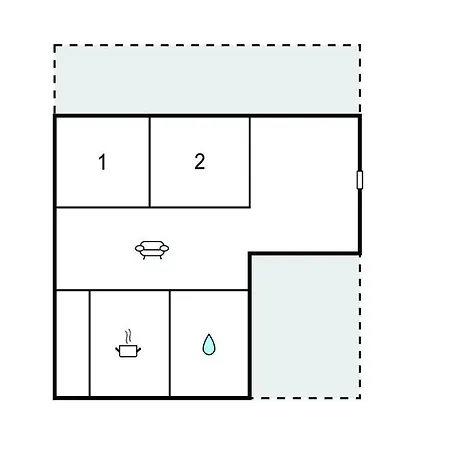 2 Bedroom Gorgeous In V Prázdninový dům *